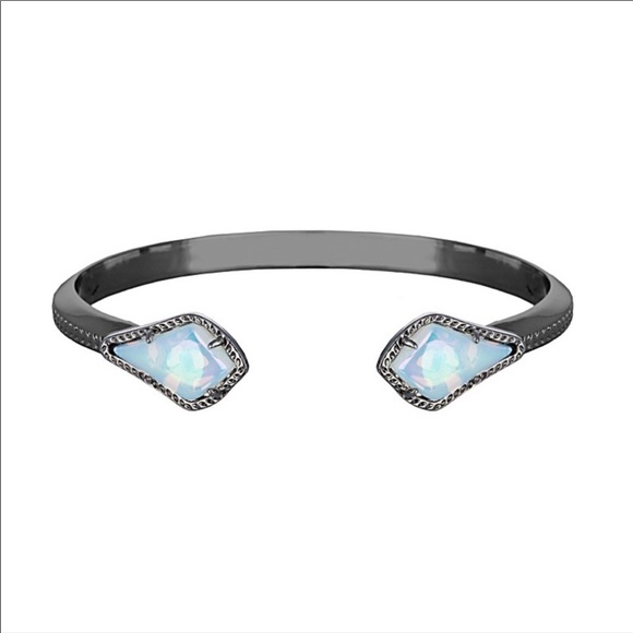 Kendra Scott Jewelry - 🦄 Kendra Scott Opalite Liana Bracelet Gunmetal